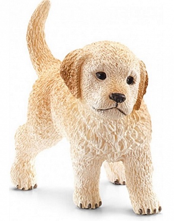 Фигурка – щенок Голден ретривер, размер 5 х 2 х 3 см. 